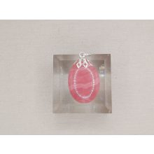 Rodokrozit medál ovális nagyon top minőség