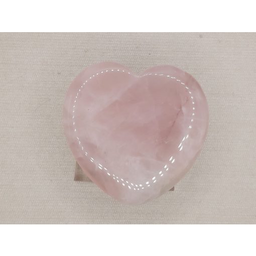 Rózsakvarc szív 