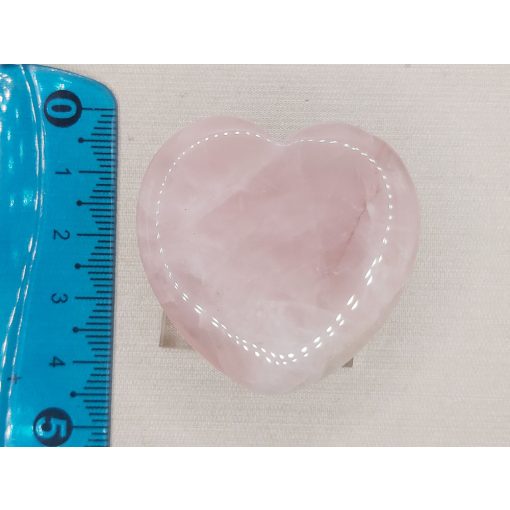 Rózsakvarc szív 