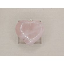 Rózsakvarc szív medál