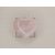 Rózsakvarc szív medál