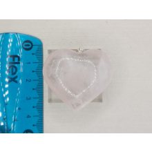 Rózsakvarc szív medál