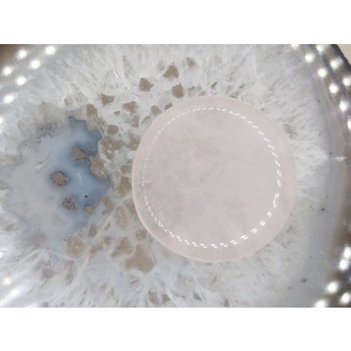 Rózsakvarc marokkő lapos nagy