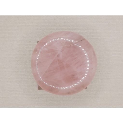 Rózsakvarc marokkő lapos nagy