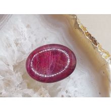 Rubin marokkő nagy lapos extra minőség