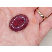 Rubin marokkő nagy lapos extra minőség