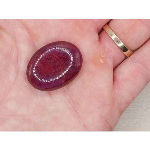 Rubin marokkő nagy lapos extra minőség