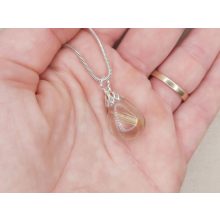 Rutilkvarc medál csepp alakú