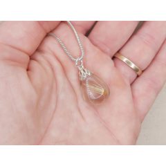 Rutilkvarc medál csepp alakú