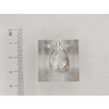 Rutilkvarc medál csepp alakú