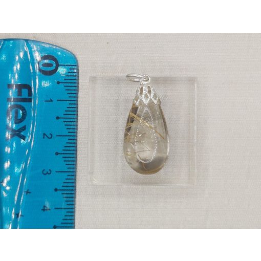 Rutilkvarc medál csepp alakú