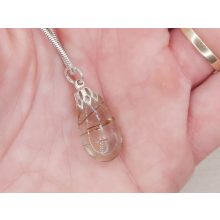 Rutilkvarc medál csepp alakú