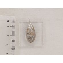 Rutilkvarc medál csepp alakú