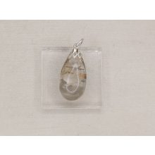 Rutilkvarc medál csepp alakú