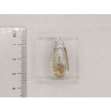 Rutilkvarc medál csepp alakú