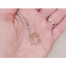Rutilkvarc medál csepp alakú