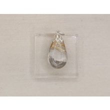 Rutilkvarc medál csepp alakú
