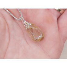 Rutilkvarc medál csepp