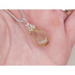 Rutilkvarc medál csepp