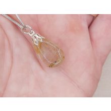 Rutilkvarc medál csepp