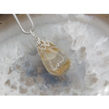 Rutilkvarc medál csepp