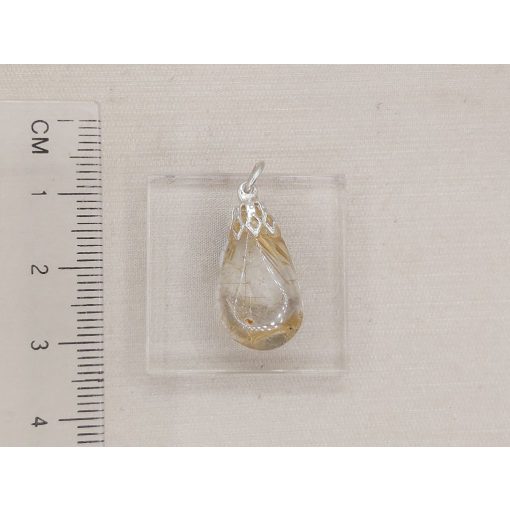 Rutilkvarc medál csepp