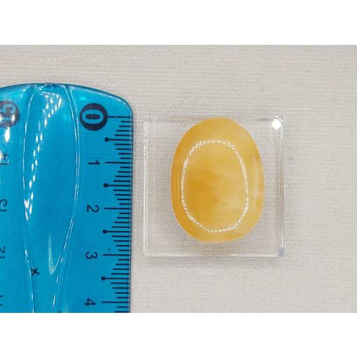 Sárga kalcit marokkő lapos 