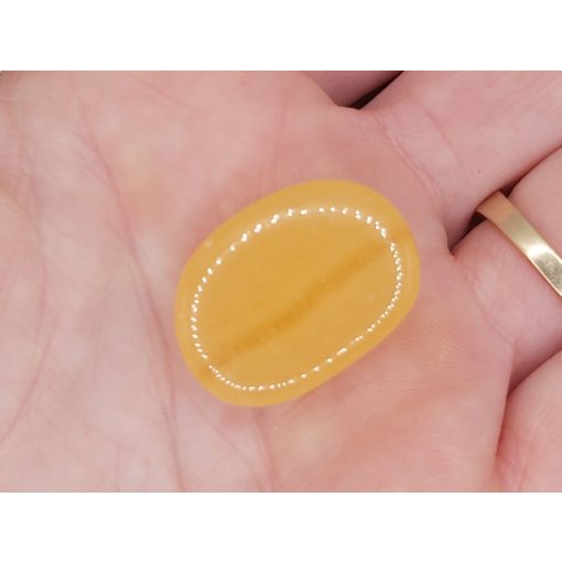 Sárga kalcit marokkő lapos 