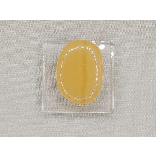 Sárga kalcit marokkő lapos 