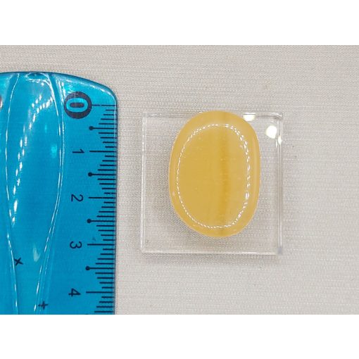 Sárga kalcit marokkő lapos 