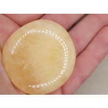 Sárga kalcit marokkő lapos nagy