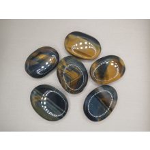 Sólyomszem multi marokkő lapos nagy véletlenszerűen 