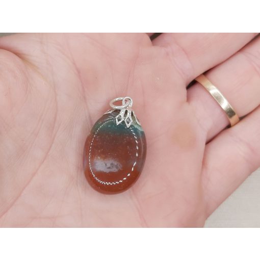 Szárdonix medál  lapos 