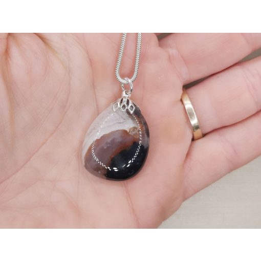 Szárdonix medál  lapos 