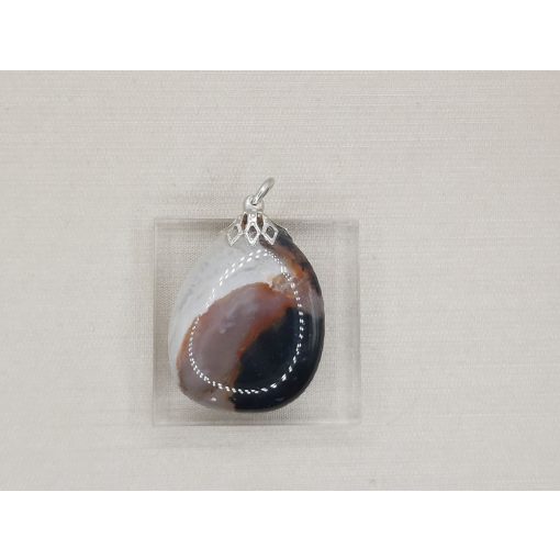 Szárdonix medál  lapos 