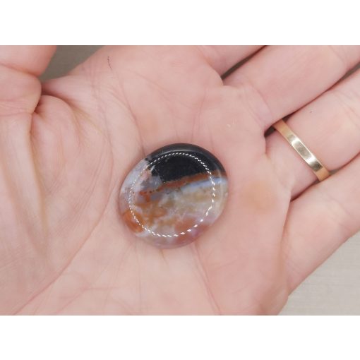 Szárdonix marokkő lapos