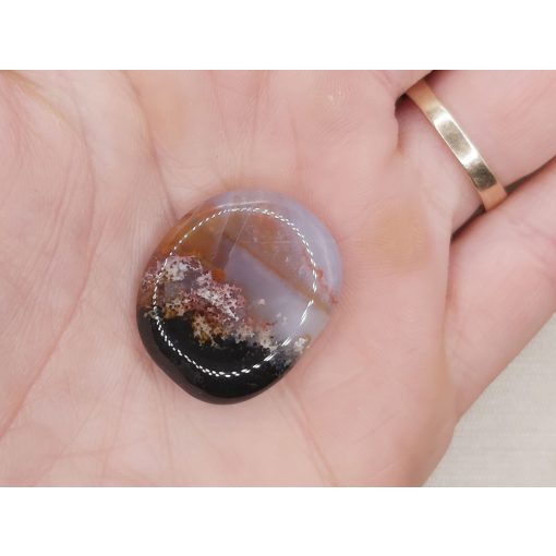 Szárdonix marokkő lapos