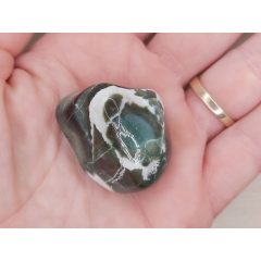 Zöld Szárdonix marokkő nagy