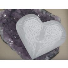 Szelenit szív angyalszárnnyal nagy