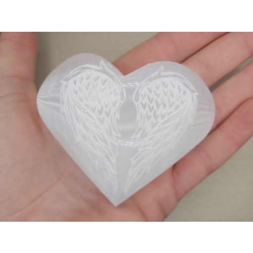 Szelenit szív angyalszárnnyal nagy