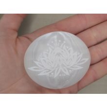 Szelenit marokkő lótuszvirággal 