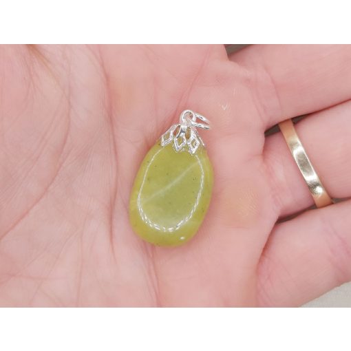 Szerpentin medál lapos