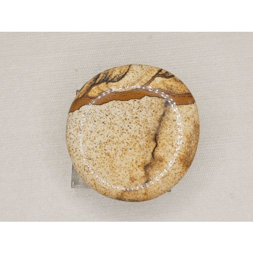 Tájkép jáspis marokkő lapos