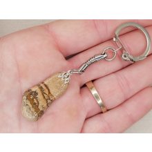 Tájkép jáspis kulcstartó 