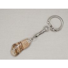 Tájkép jáspis kulcstartó 