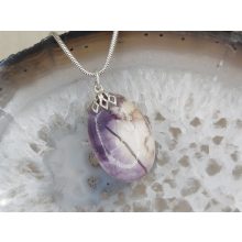 Tiffany kő medál kaboson