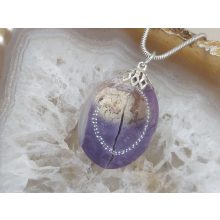 Tiffany kő medál kaboson