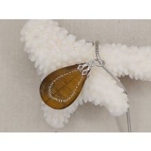 Tigrisszem medál csepp alakú