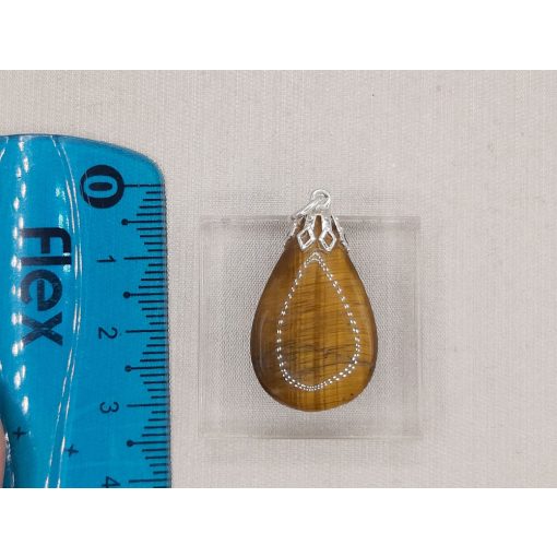 Tigrisszem medál csepp alakú