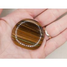 Tigrisszem marokkő nagy lapos